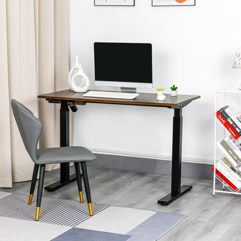 RXD1-2-2SN Desktop Opzionale Colonne rettangolari pieghevoli a 2 stadi Acciaio laminato a freddo Motore elettrico singolo Scrivanie in piedi regolabili in altezza intelligenti