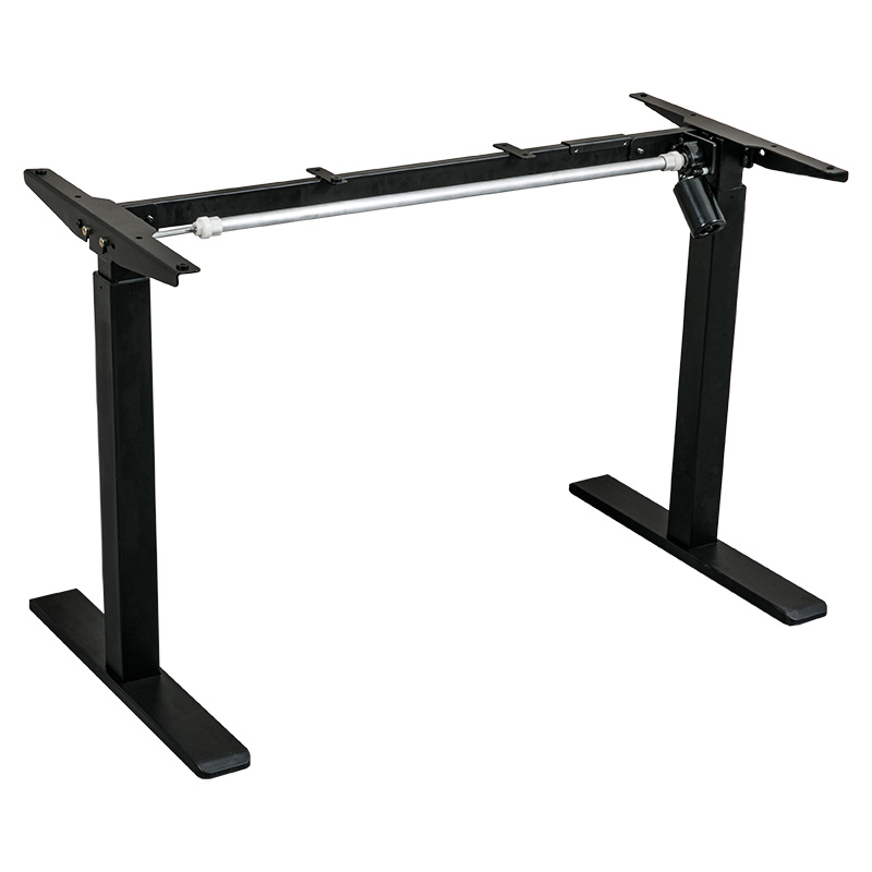 RXD1-2-2SN Desktop Opzionale Colonne rettangolari pieghevoli a 2 stadi Acciaio laminato a freddo Motore elettrico singolo Scrivanie in piedi regolabili in altezza intelligenti